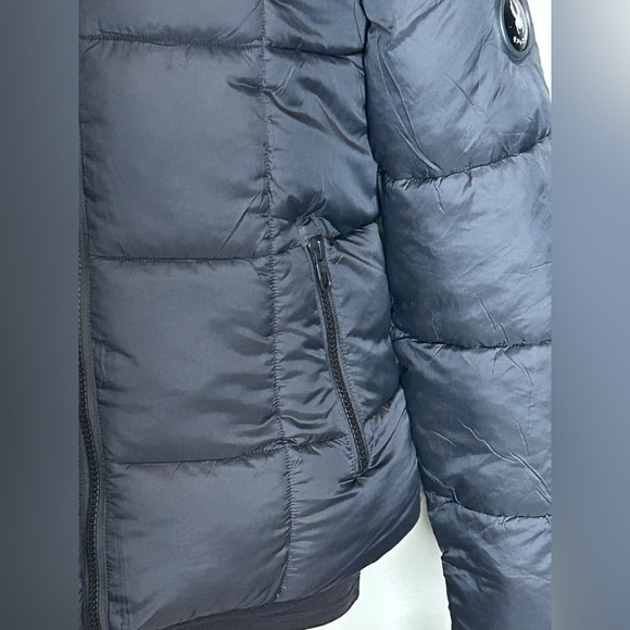 Spyder Mens Black Puffer Jacket - Picture 3 of 14